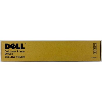 DELL 593-10053 HG308 CT200546 TONER ORIGINALE GIALLO DELL 5100CN [A BOX]