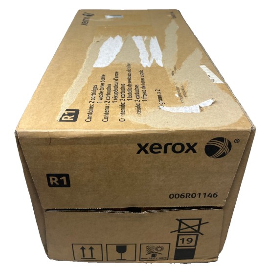 XEROX 006R01146 6R1146 2X TONER ORIGINALE NERO WORKCENTRE 5655/5675 + VASCHETTA XEROX 006R01146 6R1146 2X TONER ORIGINALE NERO WORKCENTRE 5655/5675 + VASCHETTA