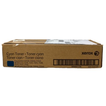 XEROX 006R01176 TONER ORIGINALE CIANO  COPYCENTRE C2128/WORKCENTRE 7235 [B BOX]