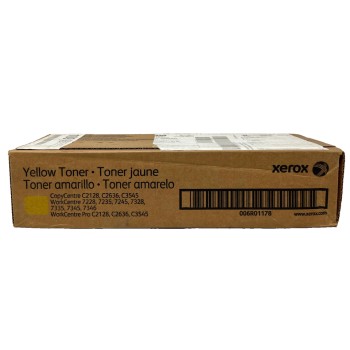XEROX 006R01178 TONER ORIGINALE GIALLO  COPYCENTRE C2128/WORKCENTRE 7235 [B BOX]