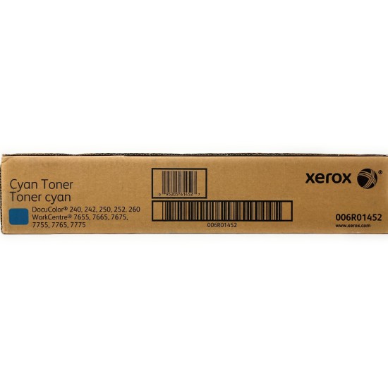 XEROX 006R01452 TONER ORIGINALE CIANO DOCUCOLOR 240 WORKCENTRE 7655 [A BOX]