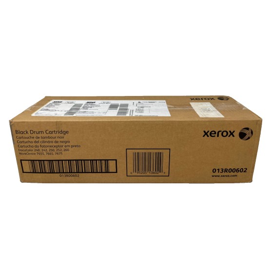 XEROX 013R00602 TAMBURO ORIGINALE NERO DOCUCOLOR 240/WORKCENTRE 7655/7665[B BOX]