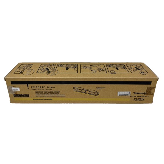 XEROX 016200700 TONER ORIGINALE GIALLO PER PHASER 6200 [A BOX]
