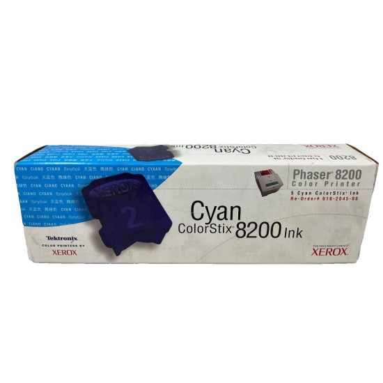 XEROX 016-2045-00 COLORSTIX ORIGINALE CIANO PER PHASER 8200 [CF. DA 5 PZ]