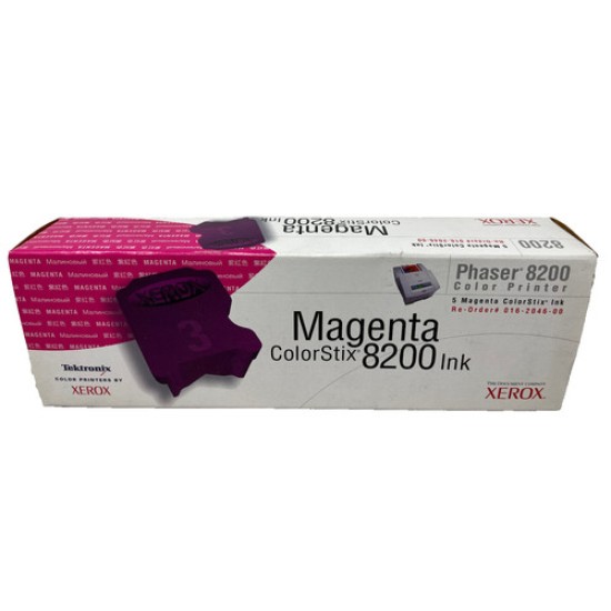 XEROX 016-2046-00 COLORSTIX ORIGINALE MAGENTA PER PHASER 8200 [CF. DA 5 PZ]