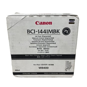 CANON 0174B001 BCI-1441MBK CARTUCCIA ORIGINALE NERO OPACO W8400 [A BOX]