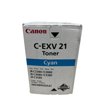 CANON C-EXV21C 0453B002 ORIGINALE CIANO C2880/C3380/C2380i/iR C3080 [A BOX]