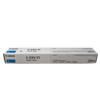 CANON C-EXV51 C-EXV51C 0482C002 ORIGINALE CIANO iR ADV C5535/C5550/C5560 [A BOX]