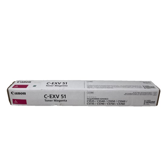 CANON C-EXV51 C-EXV51M 0483C002 ORIGINALE MAGENTA iR ADV C5535/C5550/C5560/C5735