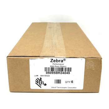 ZEBRA 05095BK04045 40mm x 450mt 6 RIBBON NASTRO RESINA NERO PER TLP284/LP2824