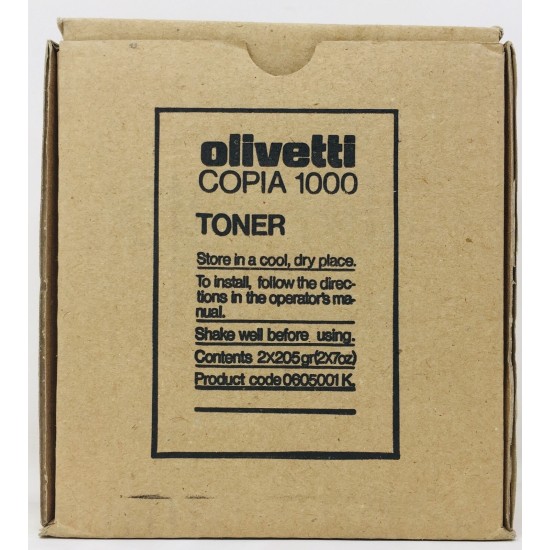 OLIVETTI 0605001 K TONER ORIGINALE PER OLIVETTI COPIA 1000/1050 (CF. DA 2 PZ)