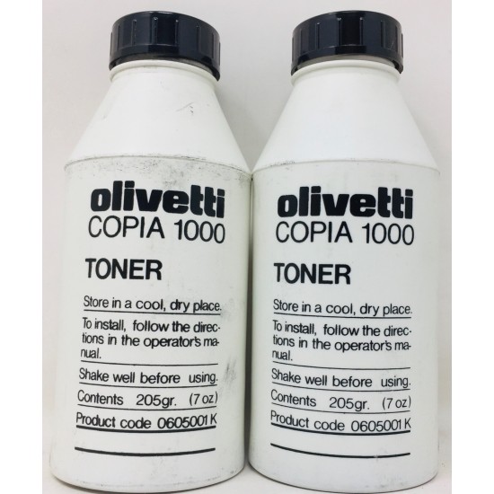 OLIVETTI 0605001 K TONER ORIGINALE PER OLIVETTI COPIA 1000/1050 (CF. DA 2 PZ)