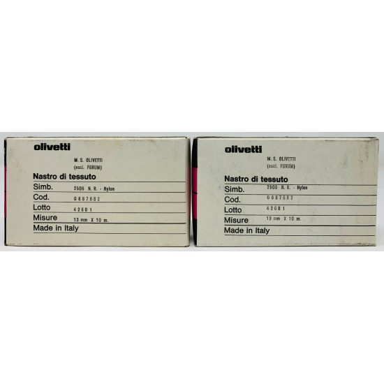 OLIVETTI 0667682 CARTUCCIA NASTRO ORIGINALE NERO PER