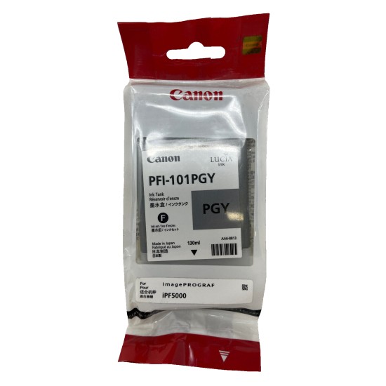 CANON 0893B001 PFI-101PGY CARTUCCIA ORIGINALE GRIGIO PER iPF5000 [A BOX]