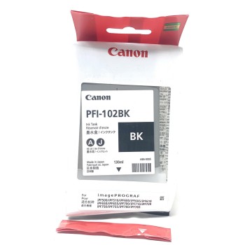 CANON 0895B001 PFI-102BK CARTUCCIA ORIGINALE NERO PER iPF500/510/600 [A BOX]