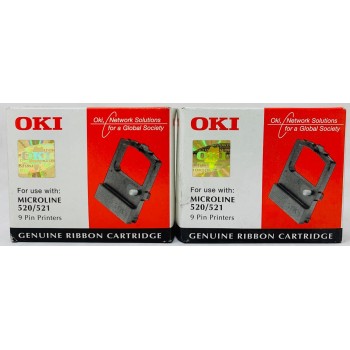 OKI 09002315 NASTRO ORIGINALE PER OKI MICROLINE ML520/ML521 (X 2 PZ) OKI 09002315 NASTRO ORIGINALE PER OKI MICROLINE ML520/ML521 (X 2 PZ)