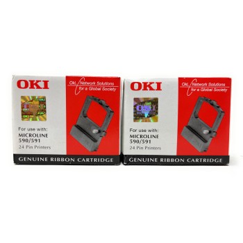 OKI 09002316 NASTRO ORIGINALE PER OKI MICROLINE ML590/ML591 [X2 PZ]