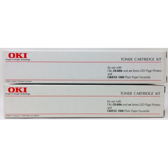 OKI 09002395 TYPE 2 TONER ORIGINALE OKIFAX 1000/2000/5650 OKIPAGE 6e/6ex (X 2PZ)