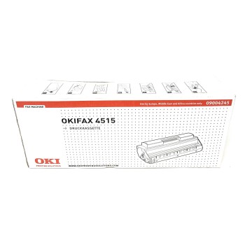 OKI 09004245 TONER ORIGINALE NERO PER OKIFAX 4515 3.000 PG [A BOX]