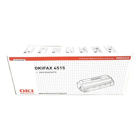 OKI 09004245 TONER ORIGINALE NERO PER OKIFAX 4515 3.000 PG [A BOX]
