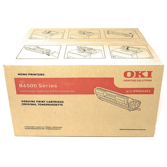 OKI 09004461 TONER ORIGINALE NERO PER OKI B6500/B6500dn/B6500dtn 13K [A BOX]