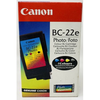 CANON 0902A003 BC-22E CARTUCCIA ORIGINALE COLORE BJC-2000/4200/4300/4400/5000 CANON 0902A003 BC-22E CARTUCCIA ORIGINALE COLORE BJC-2000/4200/4300/4400/5000
