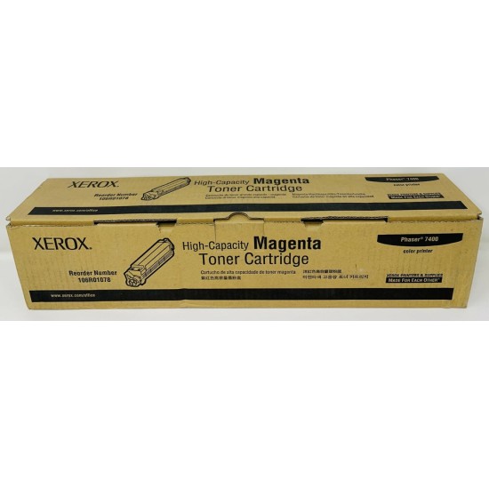 XEROX 106R01078 TONER ORIGINALE MAGENTA PER XEROX PHASER 7400/7400N/7400DN/7400D [B BOX]