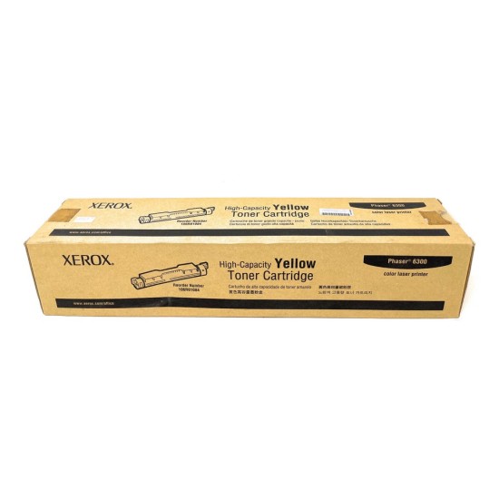 XEROX 106R01084 TONER ORIGINALE GIALLO ALTA CAPACITA' PER PHASER 6300 [A BOX]