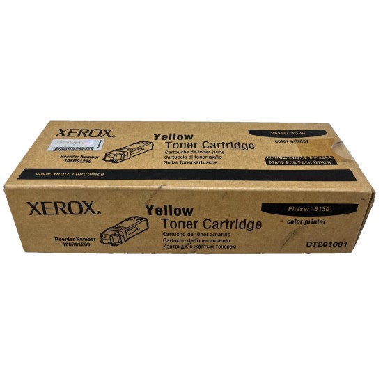 XEROX 106R01280 CT201081 TONER ORIGINALE GIALLO PER PHASER 6130 [A BOX]