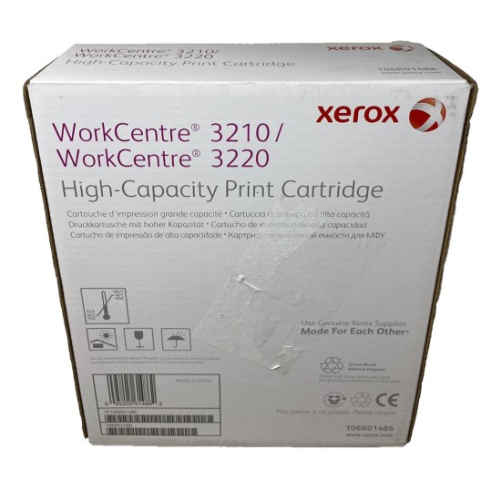 XEROX 106R01486 TONER ORIGINALE ALTA CAPACITA' PER WORKCENTRE 3210/3220 [A BOX]
