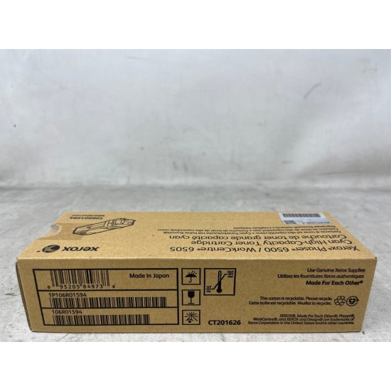 XEROX 106R01595 TONER ORIGINALE MAGENTA PER PHASER 6500/WORKCENTRE 6505 [A BOX]
