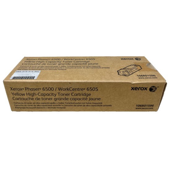 XEROX 106R01596 TONER ORIGINALE GIALLO PER PHASER 6500/WORKCENTRE 6505 [A BOX]