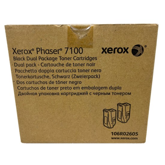 XEROX 106R02605 TONER ORIGINALE NERO ALTA CAPACITA' PER PHASER 7100 [A BOX]
