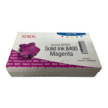 XEROX 108R00606 SOLID INK ORIGINALE MAGENTA PER PHASER 8400 [CF. DA 3 PZ]