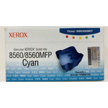 XEROX 108R00723 SOLID INK ORIGINALE CIANO PHASER 8560/8560 MFP 3 COLORSTIX XEROX 108R00723 SOLID INK ORIGINALE CIANO PHASER 8560/8560 MFP 3 COLORSTIX