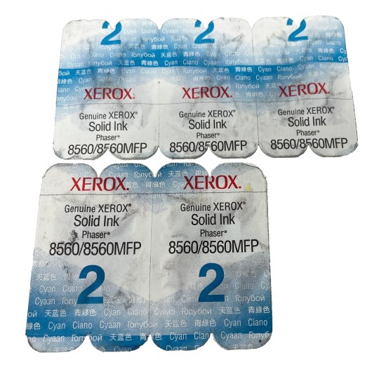 XEROX 108R00723 SOLID INK ORIGINALE CIANO PHASER 8560/8560 MFP 5 COLORSTIX XEROX 108R00723 SOLID INK ORIGINALE CIANO PHASER 8560/8560 MFP 5 COLORSTIX
