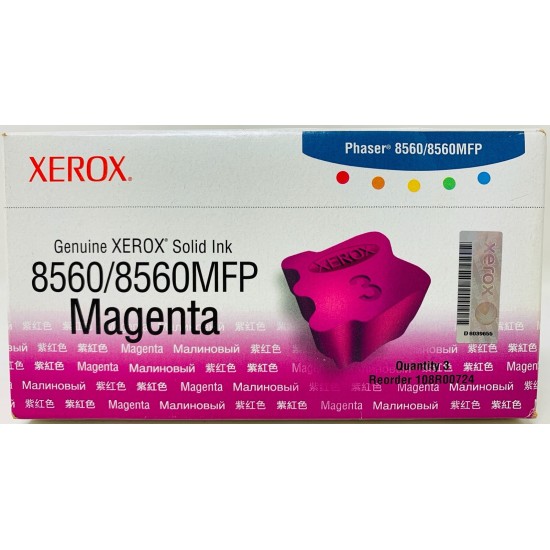 XEROX 108R00724 SOLID INK ORIGINALE MAGENTA PHASER 8560/8560 MFP 3 COLORSTIX