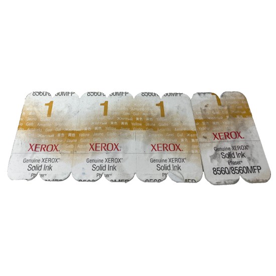 XEROX 108R00725 SOLID INK ORIGINALE GIALLO PHASER 8560/8560 MFP 5 COLORSTIX XEROX 108R00725 SOLID INK ORIGINALE GIALLO PHASER 8560/8560 MFP 5 COLORSTIX