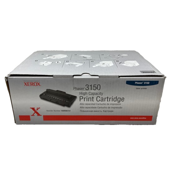 XEROX 109R00747 TONER ORIGINALE NERO ALTA CAPACITA' PER PHASER 3150 [A BOX]