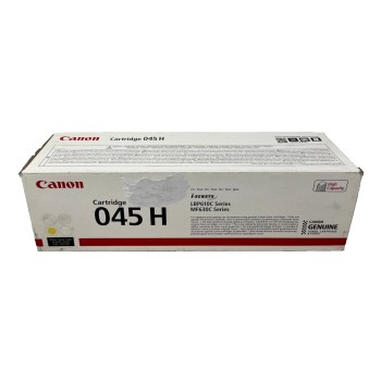 CANON 045H 1243C002 TONER ORIGINALE GIALLO PER iSENSYS LBP610C/MF630C [B BOX]