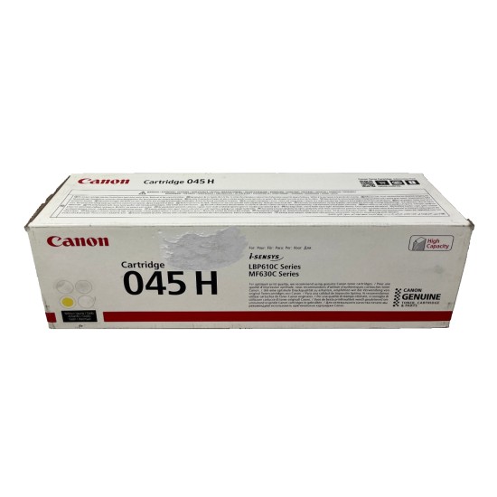 CANON 045H 1243C002 TONER ORIGINALE GIALLO PER iSENSYS LBP610C/MF630C [B BOX]