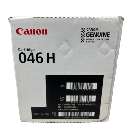 CANON 1252C004 046H TONER ORIGINALE MAGENTA iSENSYS LBP654Cdw/MF735Cdw [C BOX]
