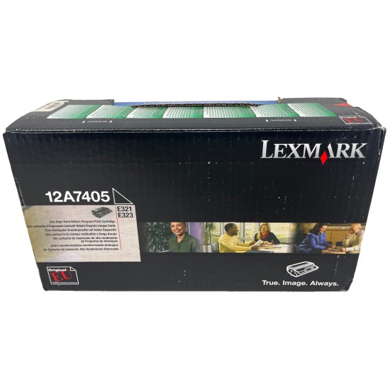 LEXMARK 12A7405 TONER ORIGINALE NERO PER E321/E323 6K [A BOX]