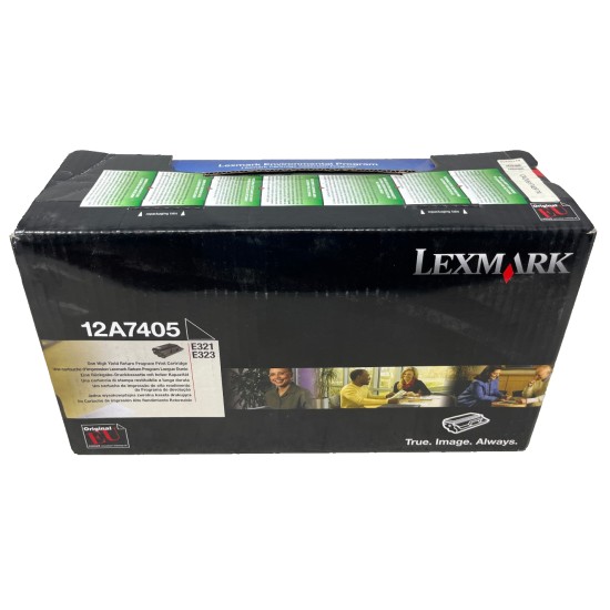 LEXMARK 12A7405 TONER ORIGINALE NERO PER E321/E323 6K [A BOX]