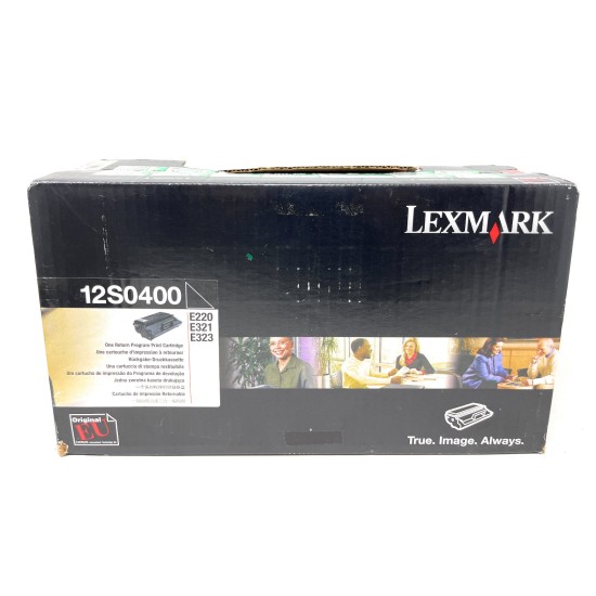 LEXMARK 12S0400 TONER ORIGINALE NERO PER LEXMARK E220/E321/E323 [A BOX]