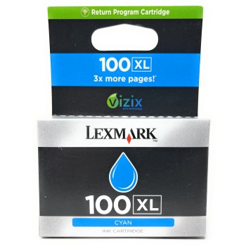 LEXMARK 14N1069E 100XL CARTUCCIA ORIGINALE CIANO XL S305/S405/S605/S610 [A BOX]