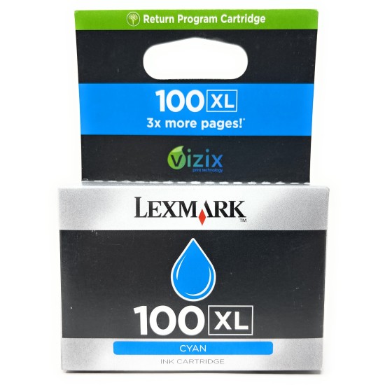 LEXMARK 14N1069E 100XL CARTUCCIA ORIGINALE CIANO XL S305/S405/S605/S610 [A BOX]