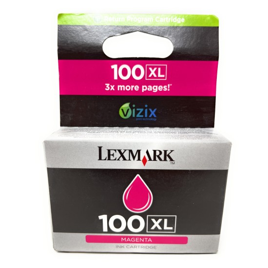 LEXMARK 14N1070E 100XL CARTUCCIA ORIGINALE MAGENTA S305/S405/S605/S610 [A BOX]