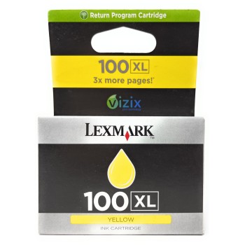 LEXMARK 14N1071E 100XL CARTUCCIA ORIGINALE GIALLO XL S305/S405/S605/S610 [A BOX]