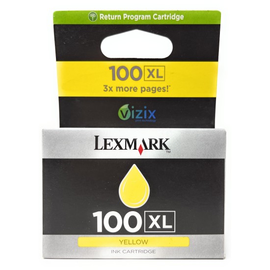 LEXMARK 14N1071E 100XL CARTUCCIA ORIGINALE GIALLO XL S305/S405/S605/S610 [A BOX]